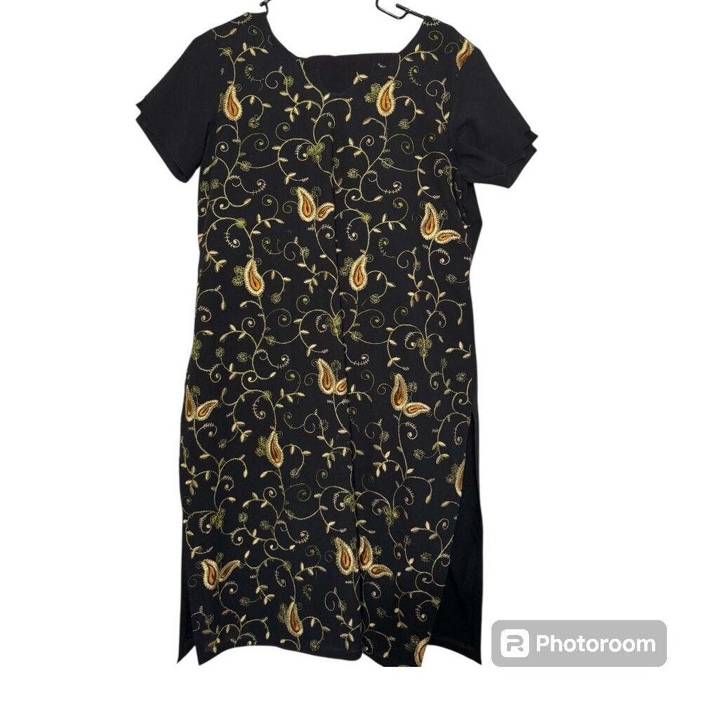 Women's L Black Indian Salwar Kameez / Punjabi